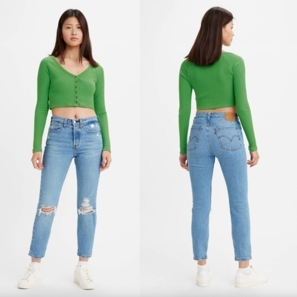 Levi's Wedgie Icon Fit Ankle Women's Jeans in Jazz Devoted Cotton Blend Size 27